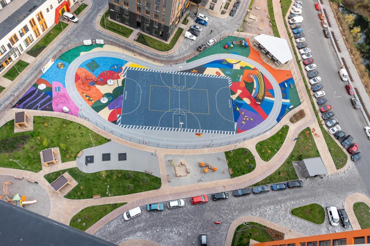 Лучшие Апартаменты В Жк Seven Днепровская Набережная Осокорки Kiev Exterior foto